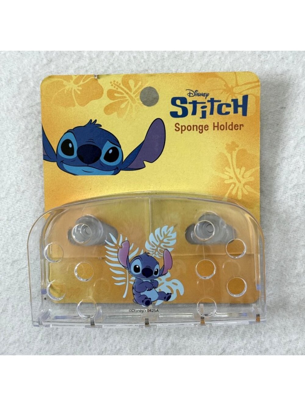 Disney Stitch Sponge Holder Home Kitchen Plastic New 2025 4.25 x 3 inches